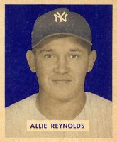 1949 Bowman #114 Allie Reynolds Baseball Card