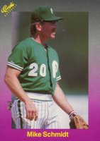 1989 Classic Travel Update 2 (Purple) #153 Mike Schmidt Baseball Card