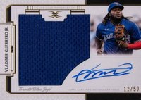 2024 Topps Definitive Collection Autograph Relics Collection #ARCVG Vladimir Guerrero Jr. Baseball Card