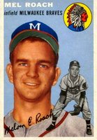 1954 Topps #181 Mel Roach Baseball Card