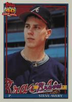 1991 Topps Tiffany #227 Steve Avery Baseball Card