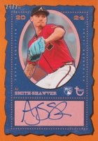 2024 Topps Brooklyn Collection Autographs #ACAS AJ Smith-Shawver Orange Baseball Card
