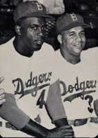 1982 Baseball Card News #XIII Jackie Robinson/Roy Campanella Baseball Card