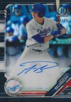 2019 Bowman Draft Chrome Draft Picks Autograph #CDAMB Michael Busch Black Refractor Baseball Card