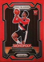 2023 Panini Prizm Monopoly #75 Scoot Henderson Red Basketball Card