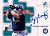 1999 SP Signature Autographs #EM Edgar Martinez Baseball Card