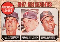 1968 O-Pee-Chee #4 A.L. Rbi Leaders Baseball Card