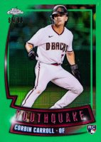 2023 Topps Chrome Youthquake #YQ21 Corbin Carroll Green Baseball Card