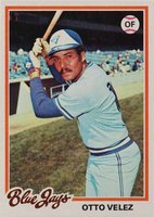 1978 Topps #59 Otto Velez Baseball Card
