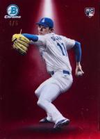 2025 Bowman Bowman Spotlights #BS5 Roki Sasaki Red Refractor Baseball Card