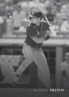 2022 Topps Black and White #97 Wander Franco Baseball Card