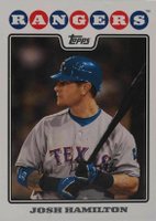2008 Topps #439 Josh Hamilton Baseball Card