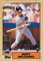 1987 Topps Traded #129T Matt Williams Baseball Card
