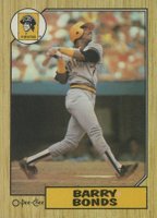 1987 O-Pee-Chee #320 Barry Bonds Baseball Card