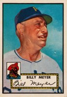 1952 Topps #387 Billy Meyer Baseball Card