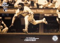 2024 Topps Black and White #53 Jackson Chourio Yellow Baseball Card