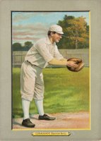 1911 Turkey Reds #95 Peaches Graham Checklist Back Baseball Card