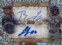 2023 Bowman's Best Family Tree Dual Autographs #FDAAA Bryan Acuna/Luisangel Acuna Baseball Card