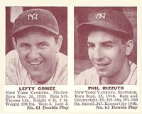 1941 Double Play #61/62 Gomez/Rizzuto Baseball Card
