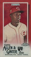 2020 Topps Allen & Ginter Chrome #97 Aristides Aquino Mini-Red Refractor Baseball Card