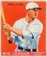 1933 Goudey #182 Andy High Baseball Card
