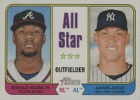 2023 Topps Heritage #336 Aaron Judge/Ronald Acuna Jr. Baseball Card