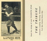 1916 Altoona Tribune #165 J. Carlisle Smith Baseball Card
