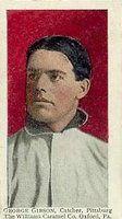 1910 Williams Caramel # George Gibson Baseball Card