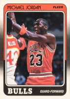 1988 Fleer #17 Michael Jordan Basketball Card