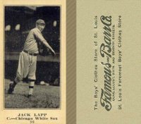 1916 Famous & Barr Co. #96 Jack Lapp Baseball Card
