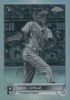 2022 Topps Chrome #128 Oneil Cruz Negative Refractor Baseball Card
