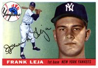 1955 Topps #99 Frank Leja Baseball Card