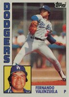 1984 Topps #220 Fernando Valenzuela Baseball Card