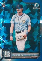2022 Bowman Chrome Sapphire Edition #87 Josh Lowe Baseball Card