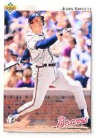 1992 Upper Deck #322 John Smoltz Gold Hologram Baseball Card