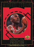 1995 Upper Deck Predictor Player of the Week #H3 Michael Jordan Basketball Card