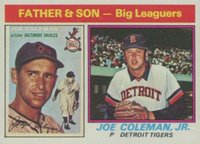 1976 Topps #68 Father & Son Baseball Card