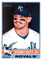 2025 Topps Heritage #92 Bobby Witt Jr. Baseball Card