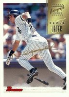 1997 Bowman Certified Autograph #CA41 Derek Jeter Gold Ink Baseball Card
