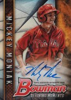 2017 Bowman Draft Bowman Defining Moments Autographs #MM Mickey Moniak Baseball Card