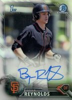 2016 Bowman Draft Chrome Draft Picks Autographs #CDABRR Bryan Reynolds Refractor Baseball Card