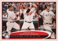 2012 Topps #91 AL Home Run Leaders Baseball Card
