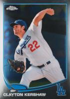 2013 Topps Chrome #175 Clayton Kershaw Pitching Baseball Card