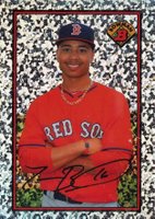2014 Bowman Sterling 1989 Bowman Is Back Silver Diamond Refractor #MB Mookie Betts Baseball Card