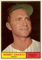1961 Topps #379 Bobby Shantz Baseball Card
