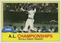 1981 Topps #401 A.L. Championships Phillies Sweep Yankees Baseball Card
