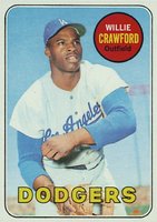 1969 Topps #327 Willie Crawford Baseball Card