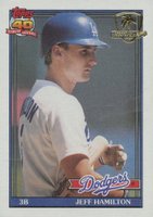 1991 Topps Desert Shield #552 Jeff Hamilton Baseball Card