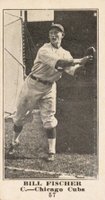 1916 Sporting News #57 Bill Fischer Blank Back Baseball Card