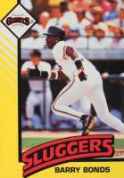 1993 Kenner Starting Lineup # Barry Bonds Sluggers Baseball Card